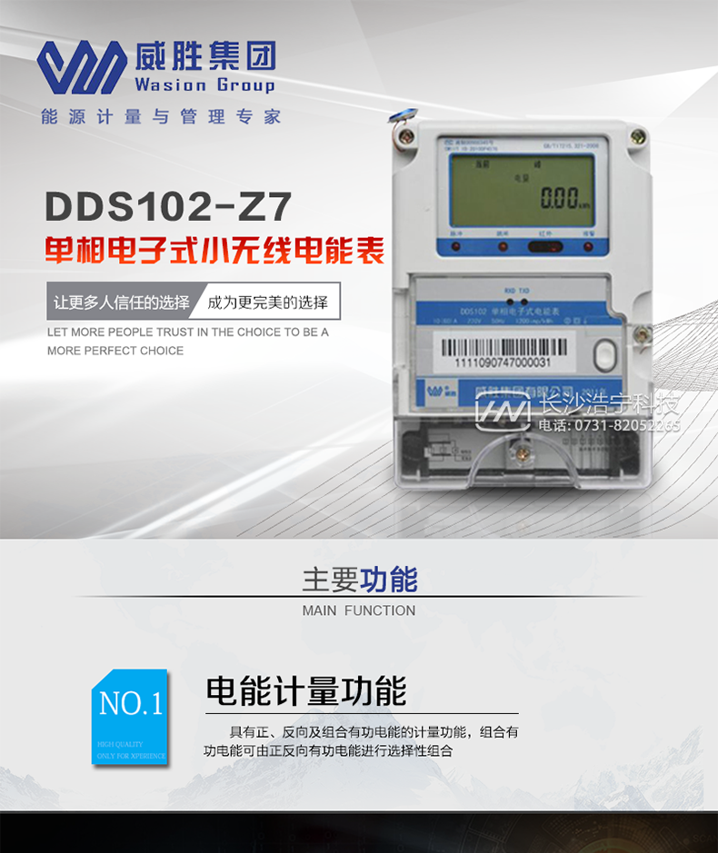 威勝DDS102-Z7電能表主圖
