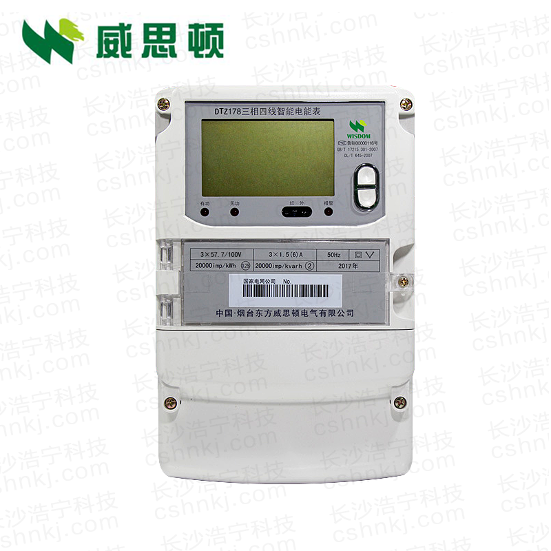 煙臺威思頓DTZ178三相四線(xiàn)智能電能表