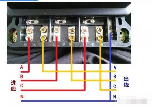 三相四線(xiàn)電表接線(xiàn)大全