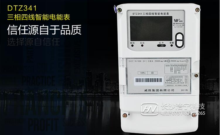長(cháng)沙威勝DTZ341智能電表工作原理