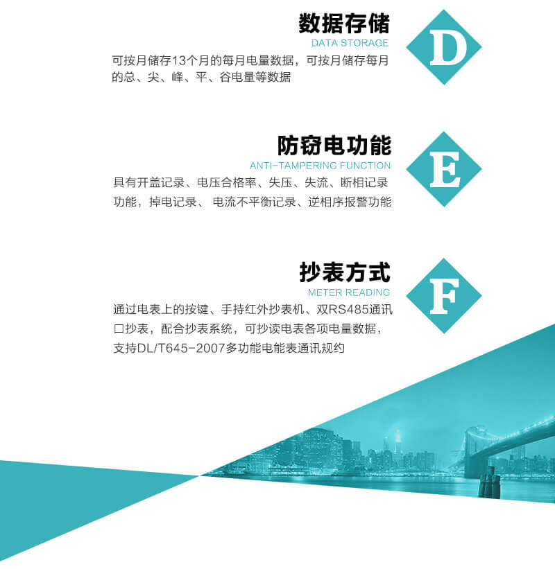 珠海恒通國測DSZ25三相三線(xiàn)智能電能表