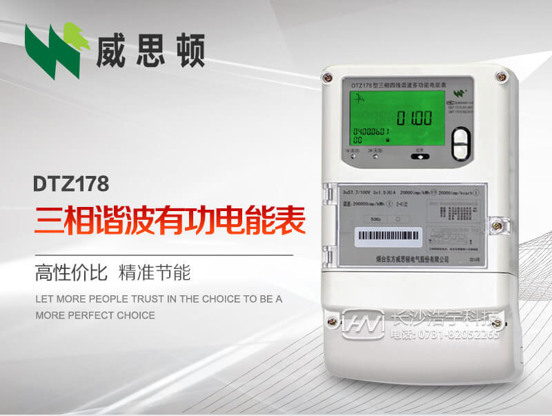 煙臺威思頓DTZ178三相四線(xiàn)智能電能表